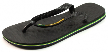 Havaianas Brasil Logo slippers Zwart HAV43