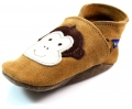 Afbeelding Inch Blue babyslofjes online Cheeky Monkey Beige / Khaki INC17